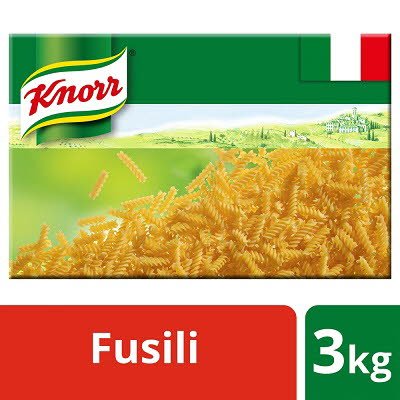 Knorr Pasta Fusilli Spirals 3kg - 