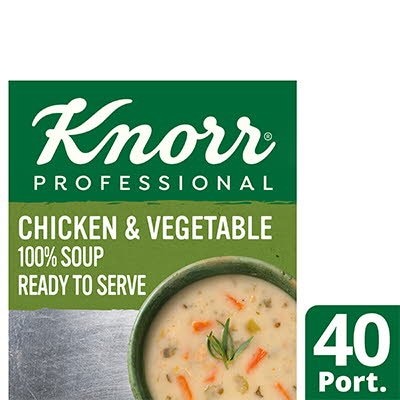 Knorr Professional 100% Soup Chicken & Veg 4x2.5kg