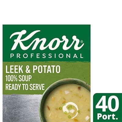 Knorr Professional 100% Soup Leek & Potato 4x2.5kg - 