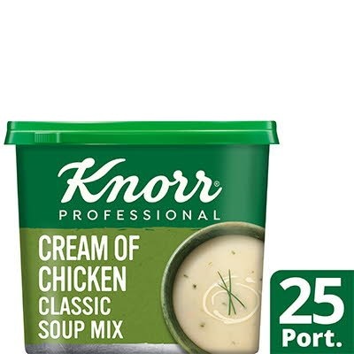 Knorr Professional Classic Cream of Chicken Soup 25 Portion (6x425g) - 